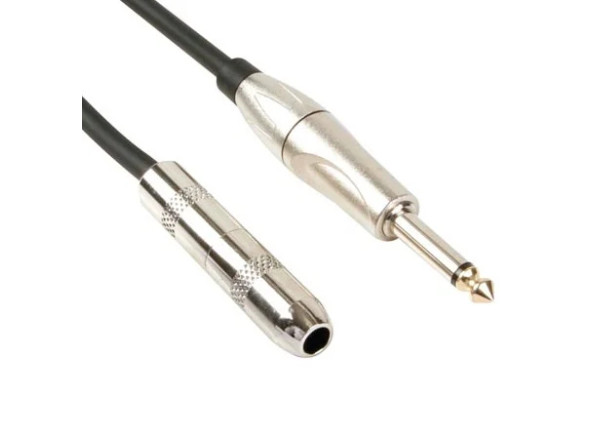 HQ Power Cabo Jack 6.35mm Macho / Jack 6.35mm Fêmea 5m HQ Power Cabo Jack 6.35mm Macho / Jack 6.35mm Fêmea 5m